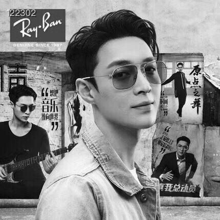 RAYBAN雷朋 RB3595 張藝興簽名款 男女通用款 太陽鏡  lly1087